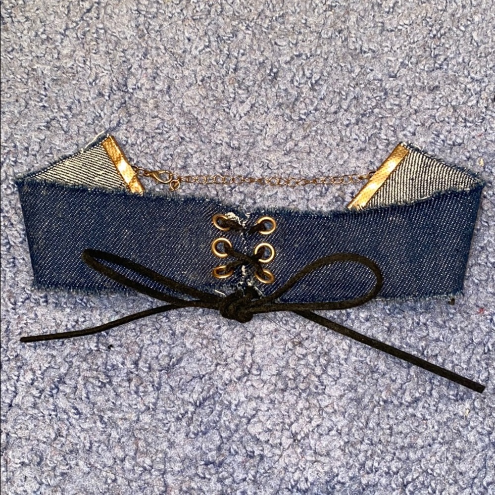 NEW Denim Choker